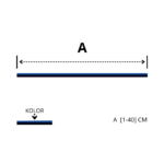 Blacha płaska - Rysunek techniczny, na wymiar, obróbka z blachy powlekanej 0,5 mm.