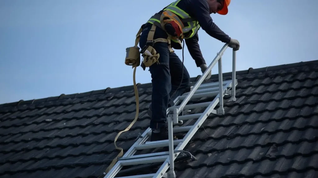 Jak bezpiecznie wejść na dach i się po nim poruszać